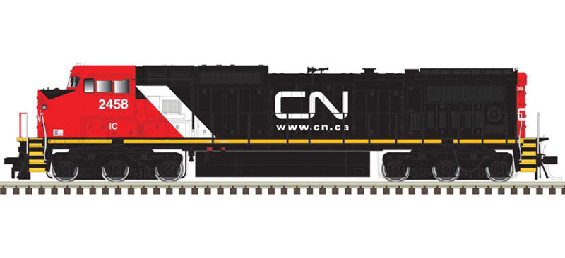 GE Dash 8-40CW - LokSound and DCC - Master(R) Gold -- Canadian National IC #2461 (black, red, white; Website Logo)