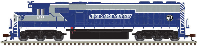 EMD SD50 with Ditch Lights - ESU LokSound and DCC - Master Gold(TM) -- Lake State Railway 6354 (blue, gray, white)