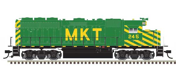 EMD GP40 - LokSound and DCC - Master(R) Gold -- Missouri-Kansas-Texas 245 (green, yellow)