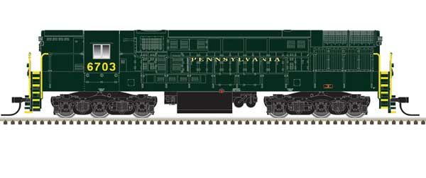 FM H-24-66 Phase 2 Trainmaster - LokSound & DCC -- Pennsylvania Railroad #6707 (Brunswick Green, gold)