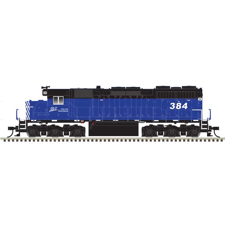 EMD SD35 Low Nose - LokSound and DCC - Master(R) Gold -- Great Lakes Central #384 (blue, black)