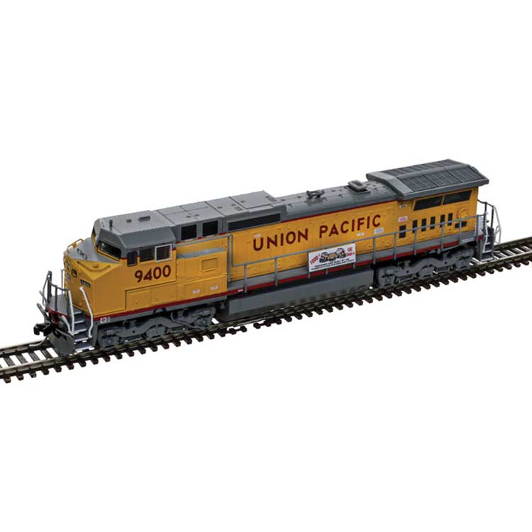 GE Dash 8-40CW - Standard DC - Master(R) Silver -- Union Pacific #9400 (1,000th Dash 8 Built, Armour Yellow, gray, red)
