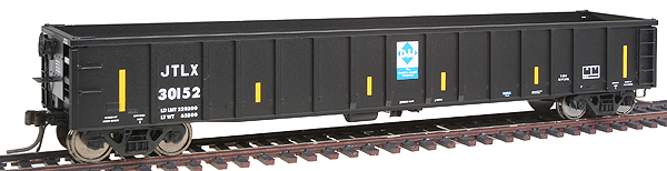 HO Atlas Master(R) Thrall 2743 Gondola -- David J. Joseph Company #30152 (black, white, yellow, blue)