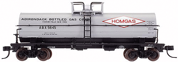 ACF 11,000 Gallon Tank Car - With Dome Platform - Assembled -- Adirondack Bottled Gas (Homgas) Hudson Falls, NY #5645