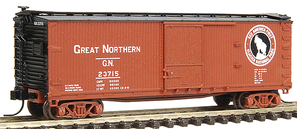 USRA Double-Sheathed Boxcar -- Great Northern #23715 (Boxcar Red, white,black)