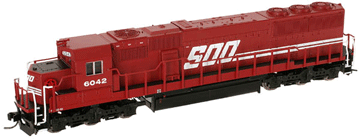 Diesel EMD SD60 Powered - No Decoder -- Soo Line #6042