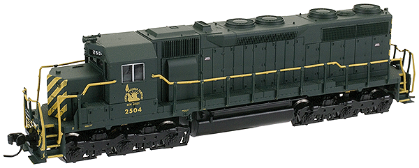 Diesel EMD SD35 Powered - Low Nose -- Central Railroad of New Jersey #2504 (green, yellow)