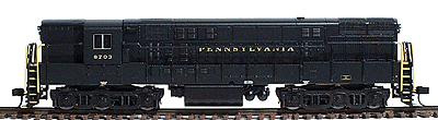 Diesel F-M H24-66 "Trainmaster" Phase 2 Powered-NO Decoder -- Pennsylvania Railroad #8703 (Brunswick Green)