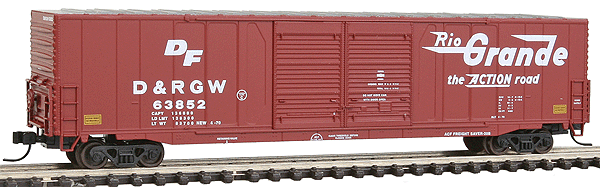 Atlas Master(TM) 60'Auto Parts Double-Door Boxcar -- Denver & Rio Grande Western - DRGW #63852