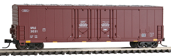 Atlas Master(R) Evans 53' Double Plug-Door Boxcar -- Burlington Northern Santa Fe #3031 (SFLC w/Conspicuity Stripes)