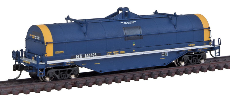 42' Coil Steel Car w/Fishbelly Side Sill - Ready to Run - Master(R) -- Norfolk Southern #164425 (blue, yellow)