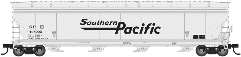 ACF 5701 Centerflow Grain Hopper - Ready to Run - Master(R) -- Southern Pacific #498000 (Fantasy Scheme, gray, black, Speed Lettering)