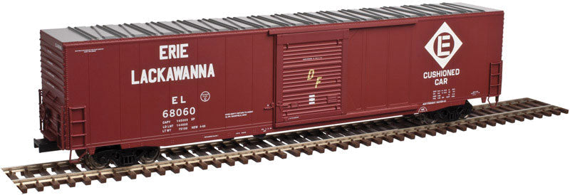 ACF 60' Single-Door Auto Parts Boxcar - Ready to Run - Master(R) -- Erie-Lackawanna #68004