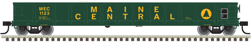 Evans 52' Gondola - Ready to Run -- Maine Central #1126 (green, yellow)