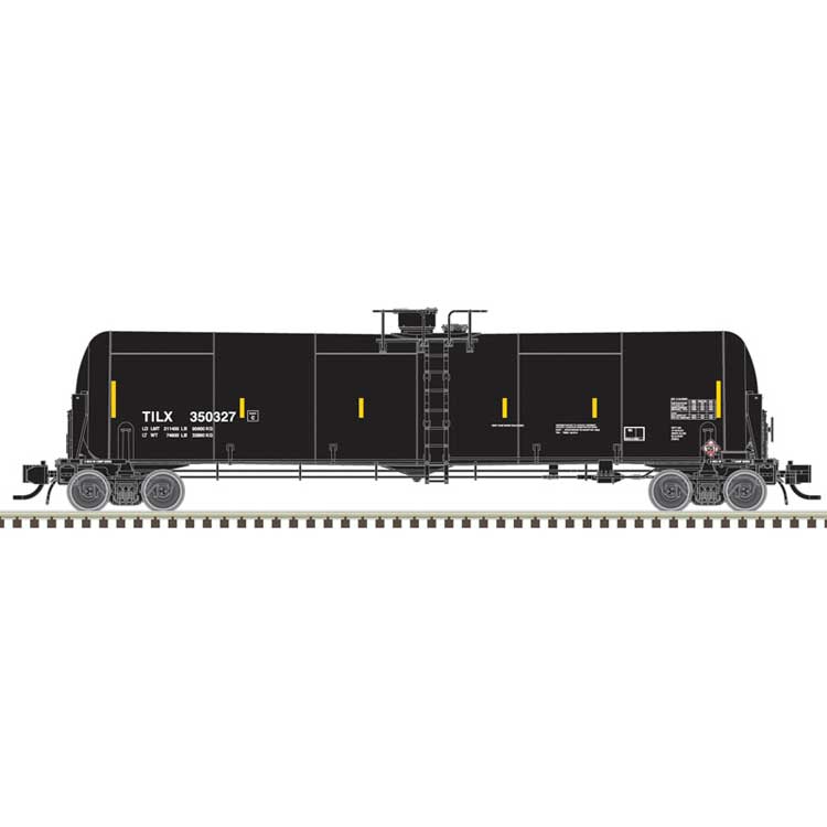4-TrinityRail 31,000-Gallon Crude Oil Tank, 2-4180 Airslide Buffer Car Set -- BNSF 808164, 808172; TILX 350327, 350322, 350351, 350364-1