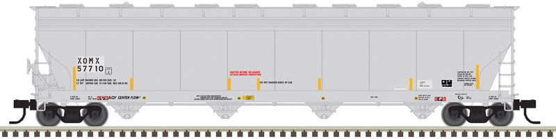ACF 5701 Centerflow Plastics Hopper - Ready to Run - Master(R) -- Exxon-Mobil XOMX 57710 (gray)
