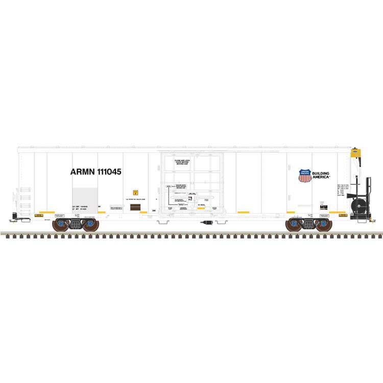 TrinityRail(R) 64' Modern Reefer - Ready to Run -- Union Pacific #111259 (white, black, High Numbers, Patch)