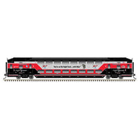 Multi-Level Commuter Cab Car & Coach/Toilet Coach Set - Ready to Run -- NJ Transit/Atlas #7024, 7549, 7223 (Atlas 100th Anniversary Scheme)