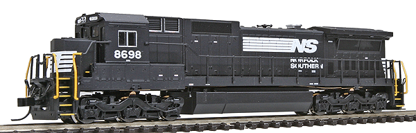 GE Dash 8-40C Phase I - Standard DC - Master(R) -- Norfolk Southern #8698 (black, white)