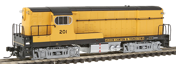F-M H16-44 w/DCC -- Akron Canton & Youngstown #201, Early Body & Cab w/Body Mounted Handrails
