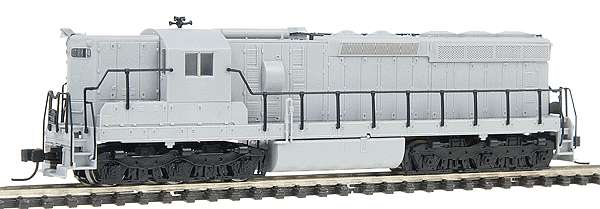 EMD SD24 - Standard DC - Master(R) -- Undecorated; Southern Style w/High Nose, 5-Chime Horn, Bell on Short Hood