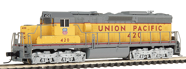 EMD SD24 w/DCC - Master(R) -- Union Pacific #420 (yellow, gray)