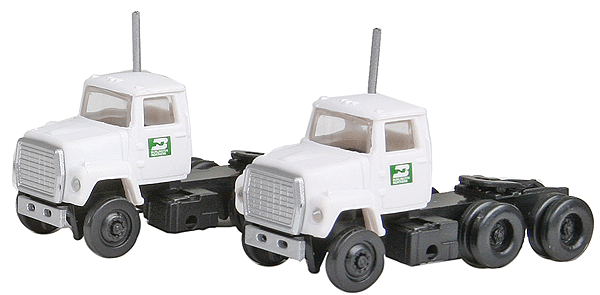 Atlas N Ford Tractor Cab(TM) Ford(R) LNT 9000 Tractor Cabs -- Burlington Northern (white, green)