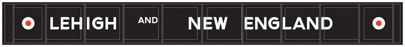 Decorated Plate Girder Bridge w/Code 100 Track -- Kit - Lehigh & New England (black)