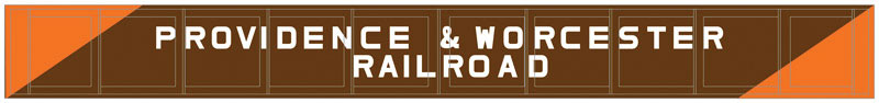 Decorated Plate Girder Bridge w/Code 100 Track -- Kit - Providence & Worcester (brown, orange)
