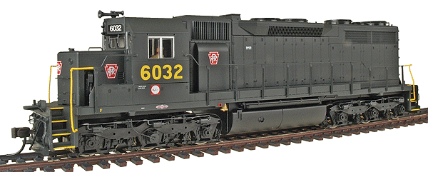 Gold Series Diesel EMD SD35 w/Low-Nose - Powered w/Sound & DCC -- Pennsylvania Railroad #6032 (dark green, black)