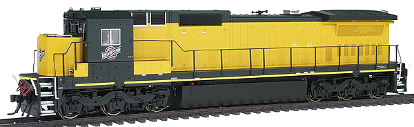 Atlas Master(TM) Series Silver Diesel GE Dash 8-40C - Powered -- Chicago & North Western (Traditional Yellow, green); No Unit Number
