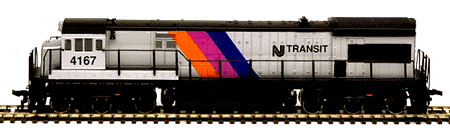 GE U34CH NJ Transit #4167