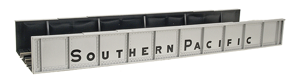 Code 100 Plate Girder Bridge -- Southern Pacific (silver, black)
