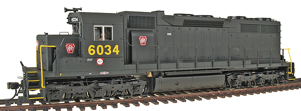 Silver Series Diesel EMD SD35 w/Low-Nose - Powered (No Sound, DCC-Ready) -- Pennsylvania Railroad #6034 (dark green, black)