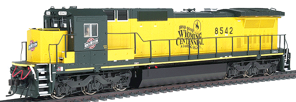 Atlas Master(TM) Series Gold Diesel GE Dash 8-40C - Powered w/Decoder & Sound -- Chicago & North Western "Wyoming Centennial" #8542 (Traditional Yellow, gr