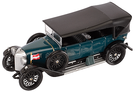 Atlas Masterpiece Automotive Replicas(R) 1923 Austro Daimler 6/17 Sedan -- Top Up