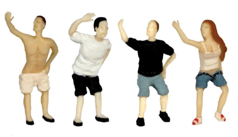 People Mooning -- N Scale pkg(4)