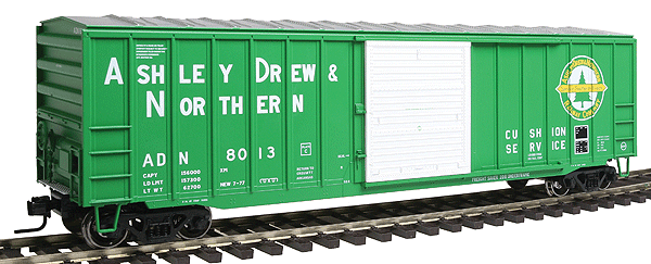 0 Trainman(R) ACF 50'6" Boxcar, 2-Rail -- Ashley Drew & Northern #8013