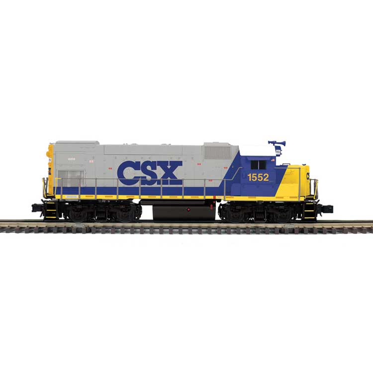EMD GP15-1 - 2-Rail - Standard DC - Trainman(R) -- CSX #1561 (Ditch Lights, YN1, gray, blue, yellow)