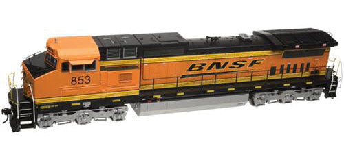 GE Dash 8-40CW - 2-Rail w/Sound & DCC - Master(R) Gold -- Burlington Northern & Santa Fe #828 (orange, black, yellow; Wedge Logo)