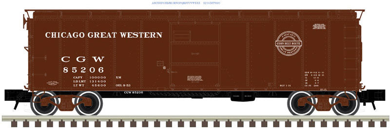 1923 ARA X-29 40' Steel Boxcar - 3-Rail - Ready to Run - Master(R) -- Chicago Great Western (Boxcar Red, Corn Belt Route Logo)