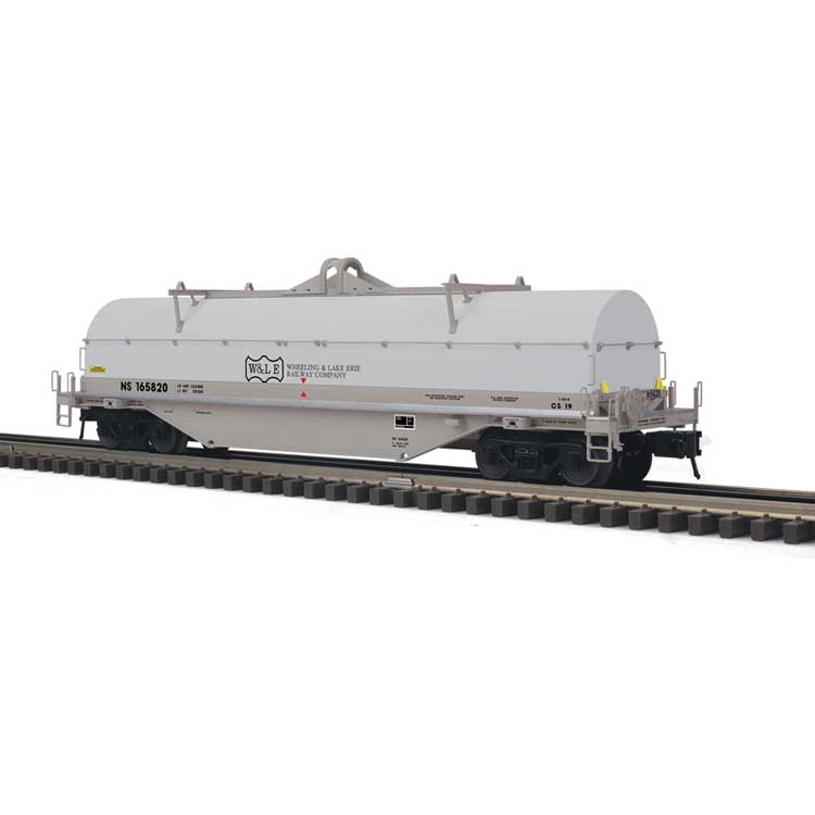 NSC 42' Coil Car w/Fishbelly Side Sill - 2-Rail - Ready to Run - Master(R) -- Norfolk Southern (gray, black, W&LE Hood)