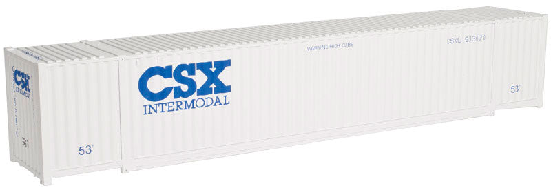 Jindo 53' Container - Ready to Run -- CSX (Boxcar Logo)