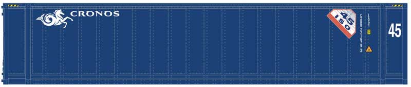 45' Container - Assembled -- Cronos (blue, white, red)