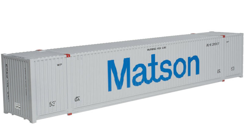 CIMC 53' Container - Ready to Run -- Matson (gray, blue)