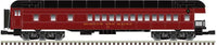 70' Madison Heavyweight 4-Car Set - 3-Rail - Ready to Run -- Boston & Maine Baggage 3290, Coach 4621, 4628, Obs 11 (maroon, black)