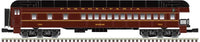70' Madison Heavyweight 4-Car Set - 3-Rail - Ready to Run -- Pennsylvania Railroad Baggage 6040, Coach 3448, 3466, Obs Duquesne (Tuscan,