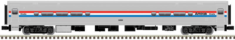 Horizon Food Service - 2-Rail - Ready to Run -- Amtrak 53504 (Phase III, silver, red, white, blue)