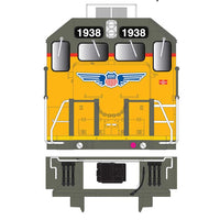 EMD SD40-2 - 3-Rail - Proto-Sound 3.0 and DCS - Premier -- Union Pacific 1938 (Armour Yellow, gray, red, blue Nose Wings)