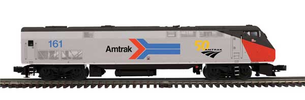 GE P42 Genesis - 3-Rail - Proto-Sound 3.0 - Premier -- Amtrak #161 (50th Anniversary, Phase I, silver, red, black, blue, Arrow Logo